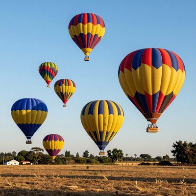Colorful Hot Air Balloons