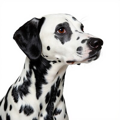 Dalmatian dog portrait