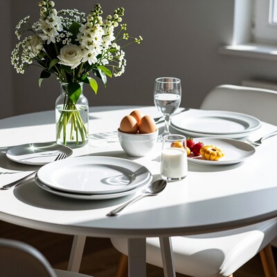 Breakfast Table Setting