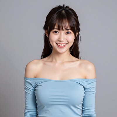 Smiling Asian Woman Portrait