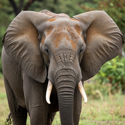 African Elephant Portrait