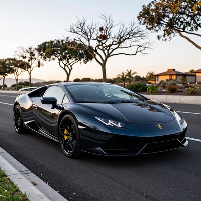 Black Lamborghini Huracan