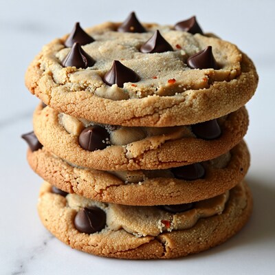 Stack of Chocolate Chip Cookies