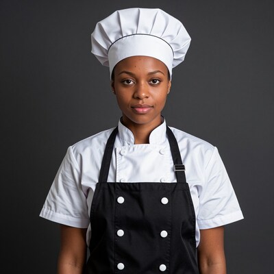 Female Black Chef Portrait