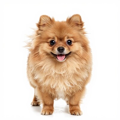 Happy Pomeranian Dog