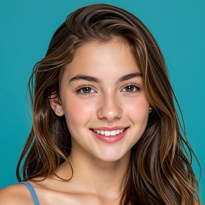 Smiling young woman portrait
