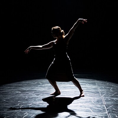 Female dancer silhouette