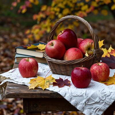 Autumn Apple Basket