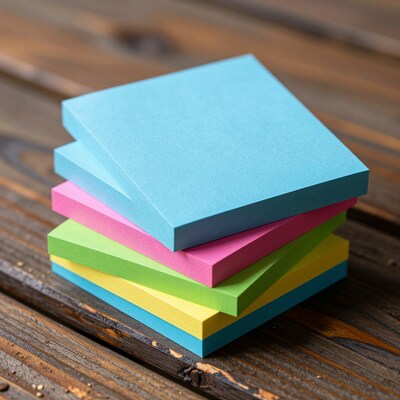 Colorful Sticky Notes Stack
