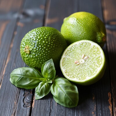 Fresh Limes and Basil