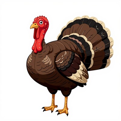 Cartoon Turkey Illustration