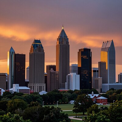 Atlanta Skyline at Sunset