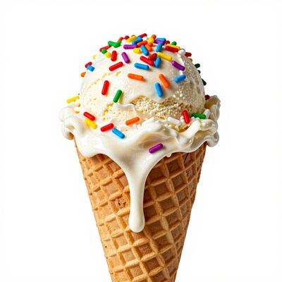 Vanilla Ice Cream Cone