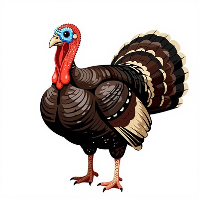 Cartoon Turkey Illustration