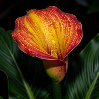 Red Yellow Calla Lily