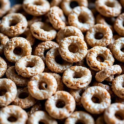 Cereal Rings Closeup