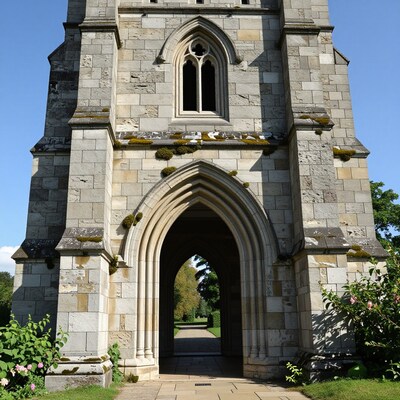 Gothic Stone Church Archway