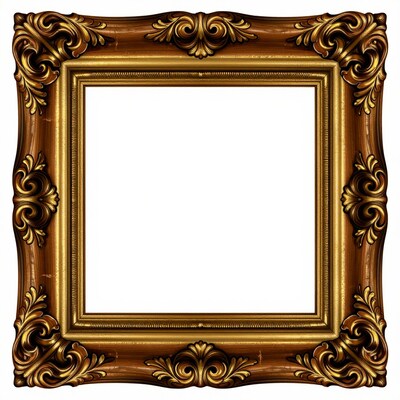 Ornate Gold Picture Frame