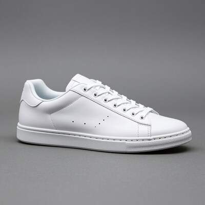 White Leather Sneaker