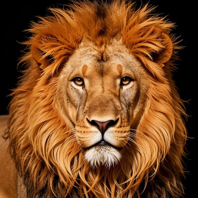Majestic Lion Portrait