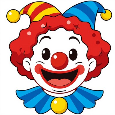 Cartoon Clown Face