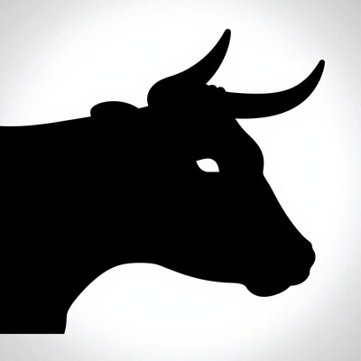 Bull silhouette icon
