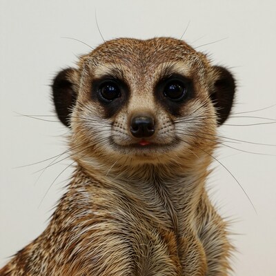 Cute Meerkat Portrait
