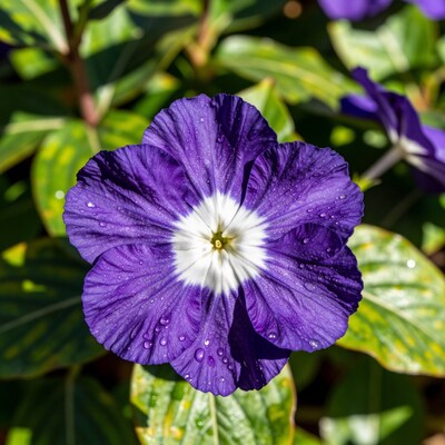 Purple Vinca Flower