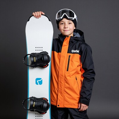 Boy with Snowboard