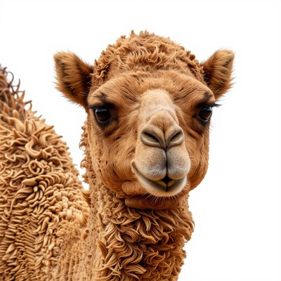 Curious Camel Close-Up