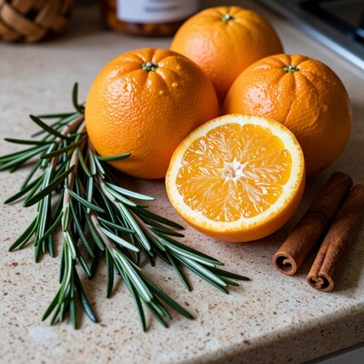 Oranges with Rosemary and Cinnamon