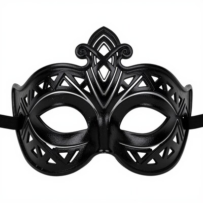 Black Venetian Masquerade Mask