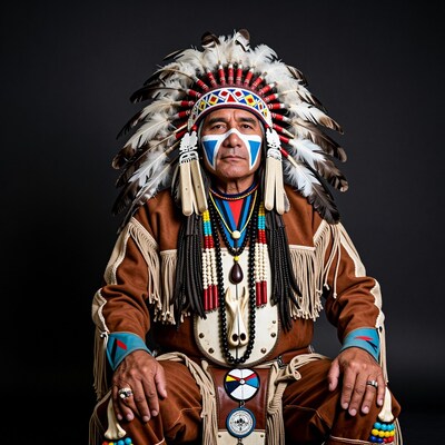 Native American Chief Portrait