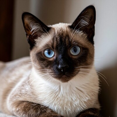 Siamese Cat Portrait