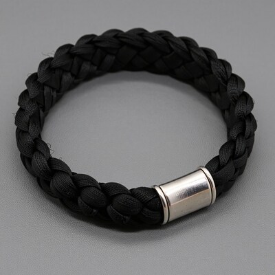 Black Braided Bracelet