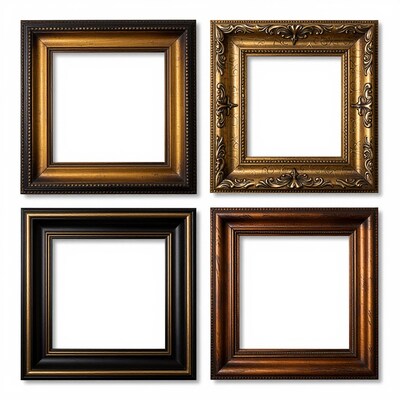 Ornate Picture Frames Set