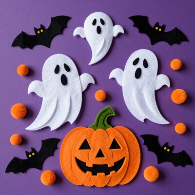 Felt Halloween Decorations