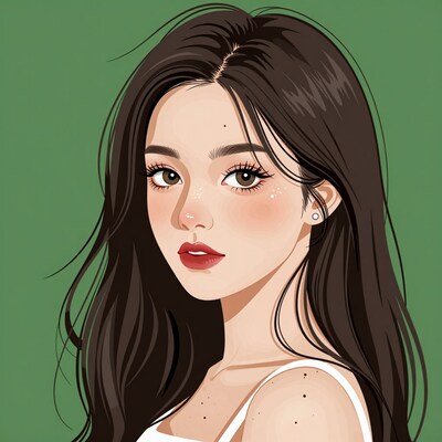 Beautiful Asian Woman Portrait