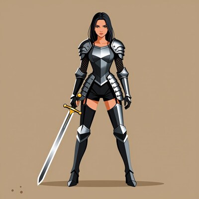 Female Knight Warrior