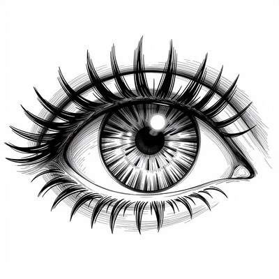 Detailed Eye Illustration
