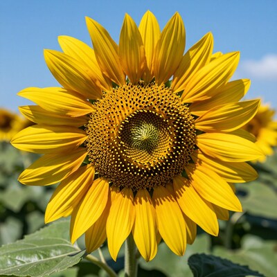 Vibrant Yellow Sunflower