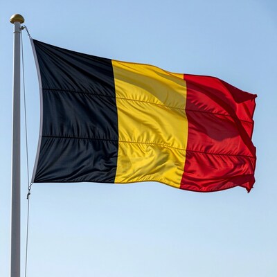 Belgium Flag Waving