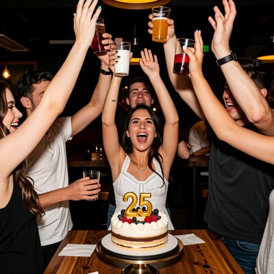 25th Birthday Celebration Toast