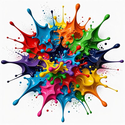 Colorful Paint Splash
