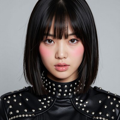 Asian Woman Bob Haircut