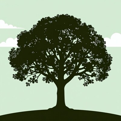 Tree Silhouette Illustration