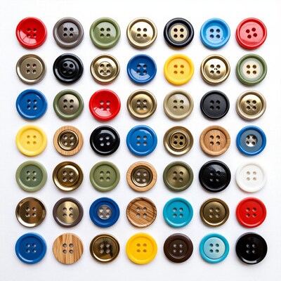 Colorful Assorted Buttons