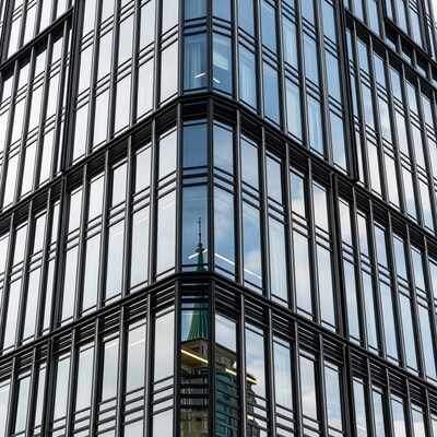 Modern Glass Skyscraper Reflection