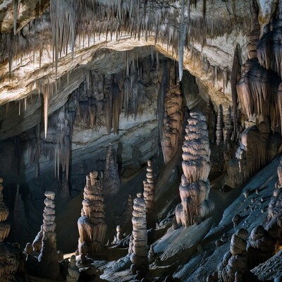 Stalactites and Stalagmites Cave