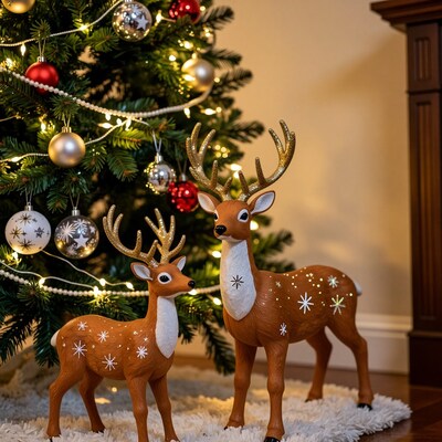 Christmas reindeer decorations